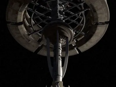 Battlestar Galactica - Ragnar Anchorage 3D model