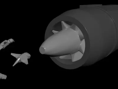 Dutch Deflective Engine Guard - Concept 3D model