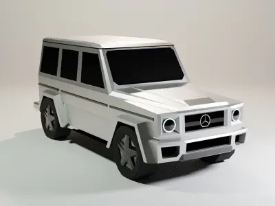 Low Poly Mercedes-Benz G Class Low-poly 3D model
