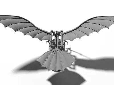 Leonardos plane for Print 3D print model