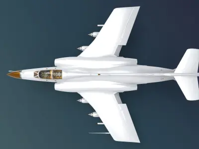 Blackburn Buccaneer S 1 3D model