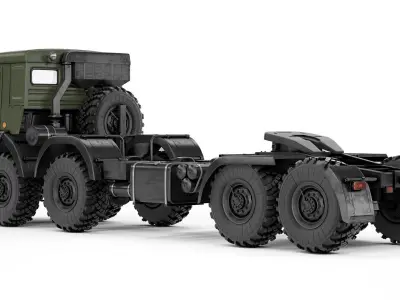 Kamaz 6350 Mustang 2005 3D model