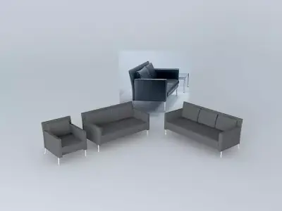 Bene Jason 391 sofa set Free 3D model