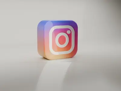 Instagram 3d Free 3D model