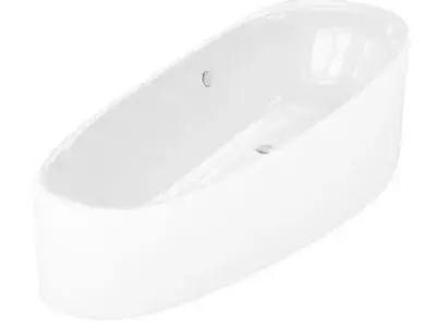 White Bathtub With Jets 3D model