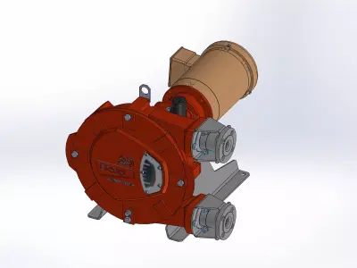 Bredel 25 - SK372-1F-56C Pump - Watson Marlow Peristaltic Pump 3D model