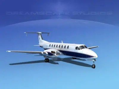 Beechcraft B1900C V10 3D model
