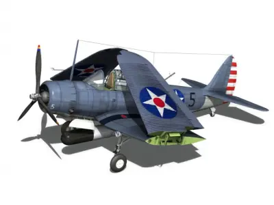 Douglas TDB-1 Devastator 3D model