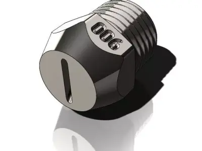 Flat jet nozzle Lechler Festo Camozzi 3D print model