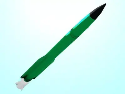 Rocket Missile - Buk-1M 3D model