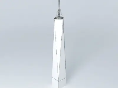 Freedom tower 3D model purchase