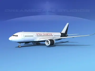 Airbus A350-800 Asia Charters 3D model