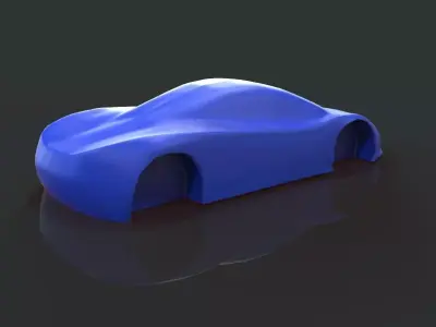 Car Body Concept 1 Free 3D model