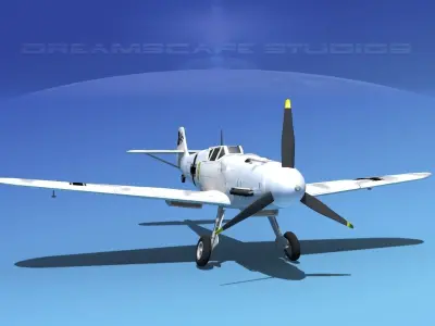 Messerschmitt BF-109 V15 3D model