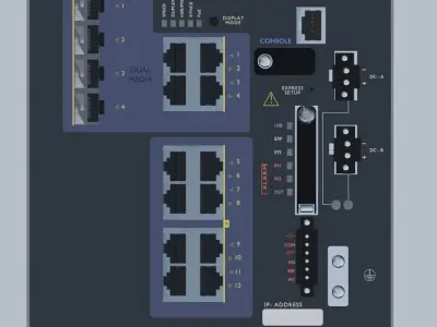 IE 4000 Switch 3D Model 3D model