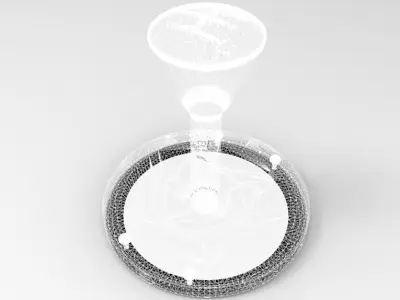 Automatic Gear Selector Lever 3D model