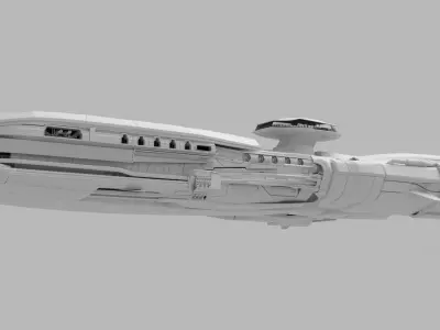 Troy Capital ship 3D model