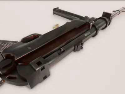 MP 40  Low-poly 3D model buy