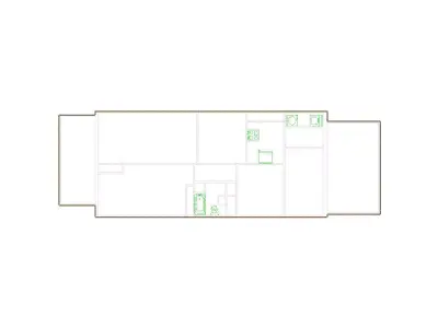 Simple Exterior Sketch by Interior - 1501-2000 SF - Xactimate 3D model