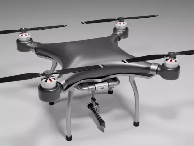 Sci Fi Drone  Low-poly 3D model