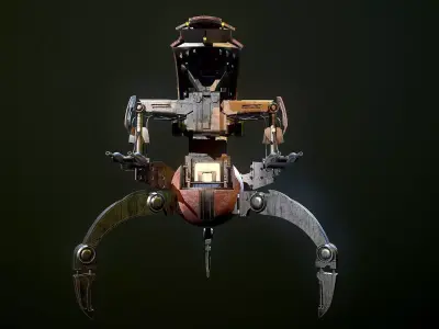 Droideka Star Wars 3D model