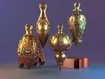 Christmas tree decoration Free 3D print model