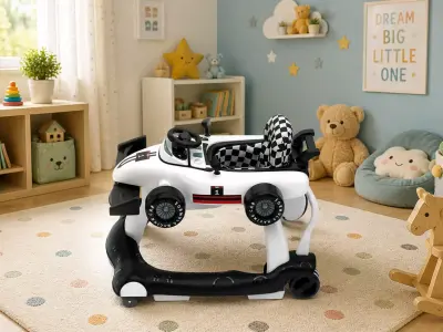 Kids Racing Walker Car Model 3D model