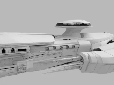 Troy Capital ship 3D model