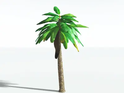 EVERYPlant Bjuvia Cycad LowPoly 3 --12 Models-- Low-poly 3D model