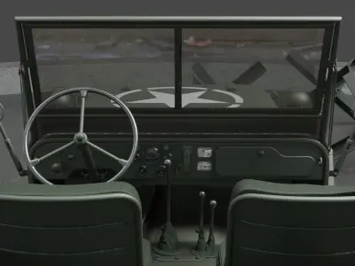 Jeep Willys MB 1942 3D model