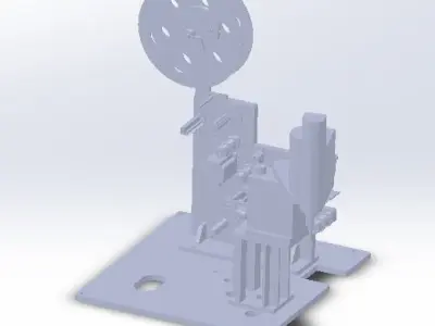 Labelling machine 3D model