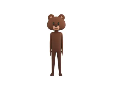 Character126 Rigged Bear 3D model