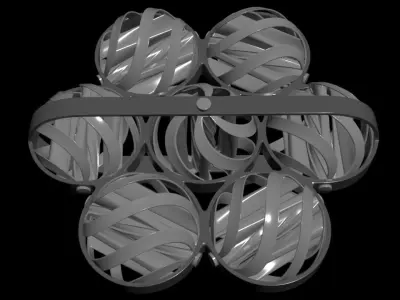 Cyclotronic Lifter - Symphony of Symmetry - Concept 3D model