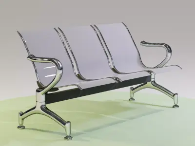 Waiting Chair Free 3D model purchase