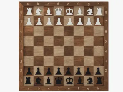 DemoChess v1 3D model