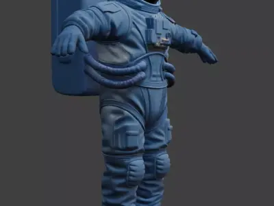 Realistic Astronaut Space Suit 3D model buy