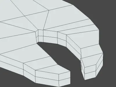 Low Poly Salmon Low-poly 3D model