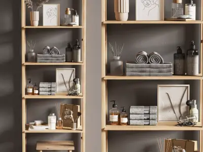 bath room accessoreis04 3D model