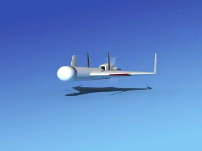 Harpy 1 UAV V02 3D model