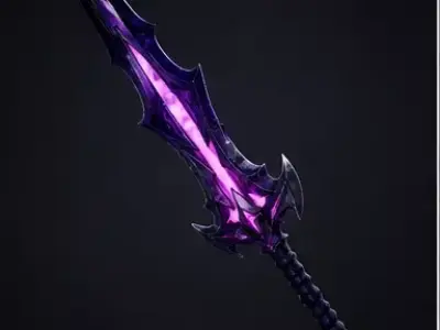 Shadow Lance Low-poly 3D model