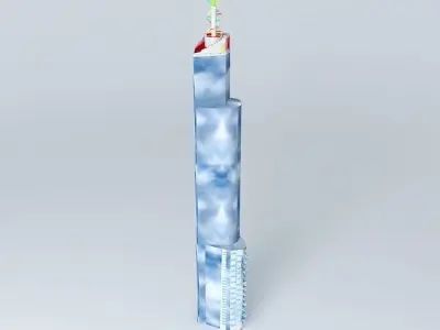 RITZ TOWER(fantasy) Part 1 Free 3D model