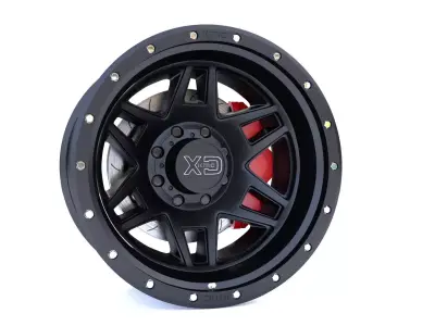 KMC XD130R Realstic Rim 3D model