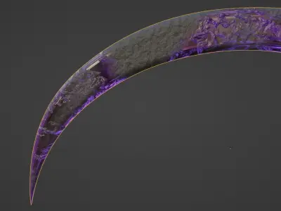 Cronus Sickle - Purple 3D model