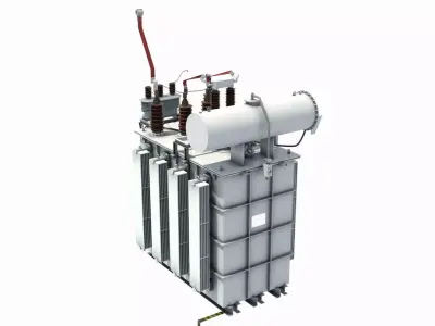 High Voltage Capacito 3D model