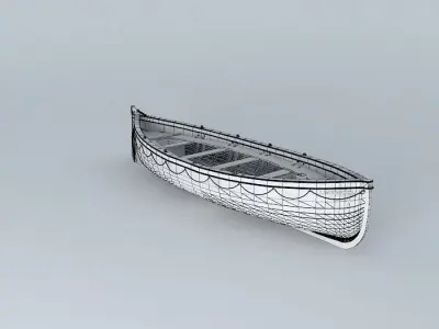 TITANIC LifeBoat No. 7 1912 Free 3D model