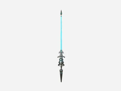 SciFi War Lance A10 Metal - Sci Fi Weapon Design Low-poly 3D model