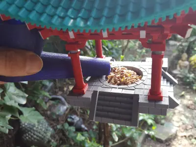 Bird Seed Dispenser Free 3D print model