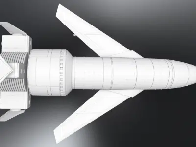 Thunderbird 1 Scale model 3D print model