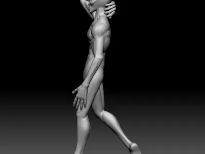 Alien Statue - 0160 3D print model