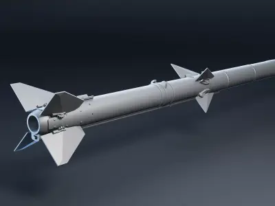 AIM-120A Missile 3D Print 3D print model